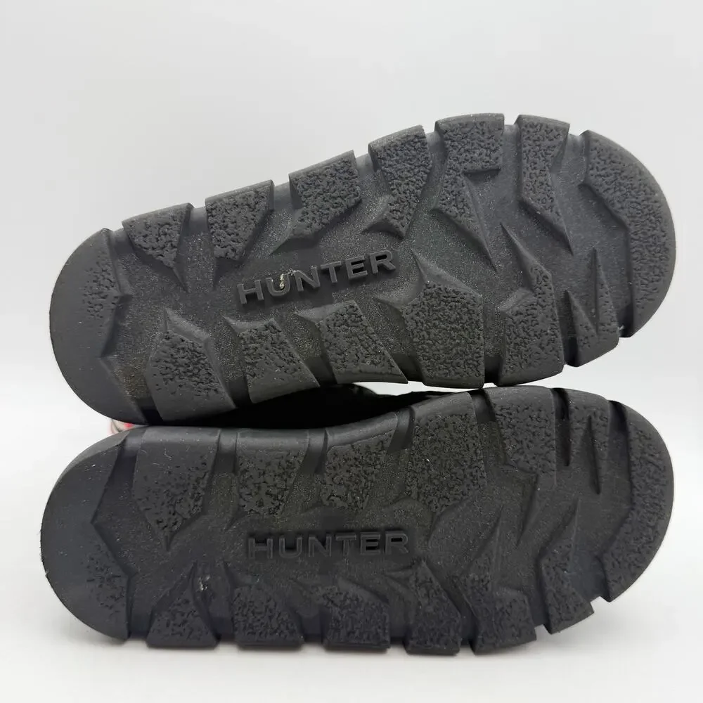 Hunter Boys Comfy Snow Boots Size 13 EU 31 Black Waterproof EUC